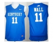 Kentucky Wildcats #11 John Wall Royal Blue College Basketball Jersey