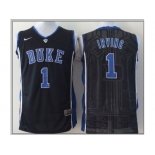 NCAA Duke Blue Devils #1 Irving black Basketball Stitched Jerseys