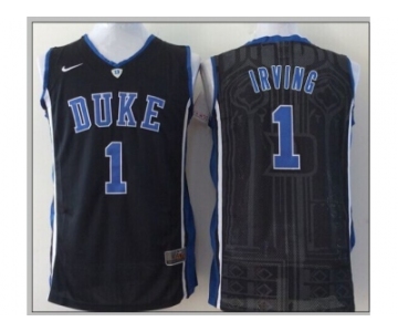 NCAA Duke Blue Devils #1 Irving black Basketball Stitched Jerseys