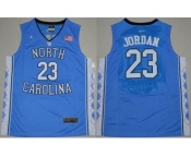 North Carolina #23 Michael Jordan Blue Stitched NCAA Jersey