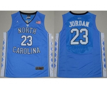 North Carolina #23 Michael Jordan Blue Stitched NCAA Jersey