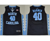 North Carolina #40 Harrison Barnes Black Basketball Stitched NCAA Jersey