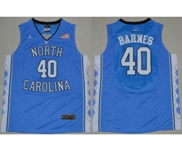 North Carolina #40 Harrison Barnes Blue Stitched NCAA Jersey