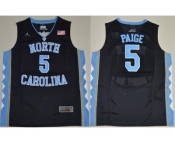 North Carolina #5 Marcus Paige Black Basketball Stitched NCAA Jersey