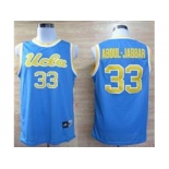 UCLA Bruins Kareem Abdul-Jabbar #33 College Basketball Jerseys Blue