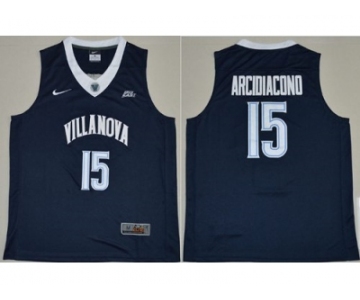 Villanova Wildcats #15 Ryan Arcidiacono Navy Blue Basketball Stitched NCAA Jersey