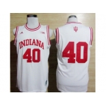 ncaa jerseys indiana hoosiers #40 cody zeller white[big]