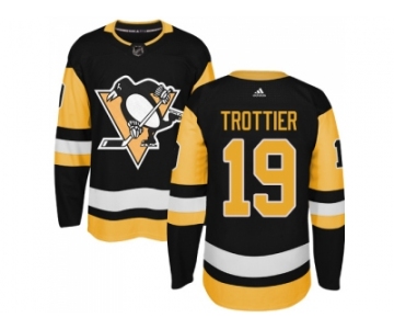 Adidas Men Pittsburgh Penguins #19 Bryan Trottier Black Alternate Authentic Stitched NHL Jersey