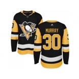 Adidas Men Pittsburgh Penguins #30 Matt Murray Black Alternate Authentic Stitched NHL Jersey