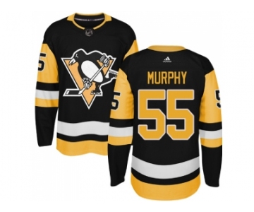 Adidas Men Pittsburgh Penguins #55 Larry Murphy Black Alternate Authentic Stitched NHL Jerse