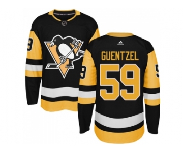 Adidas Men Pittsburgh Penguins #59 Jake Guentzel Black Alternate Authentic Stitched NHL Jersey