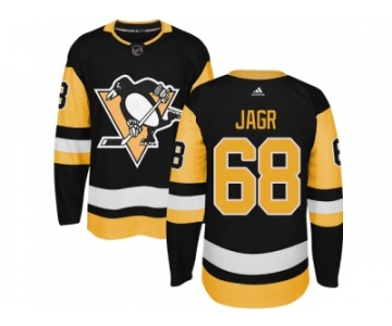 Adidas Men Pittsburgh Penguins #68 Jaromir Jagr Black Alternate Authentic Stitched NHL Jersey