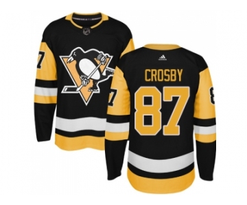 Adidas Men Pittsburgh Penguins #87 Sidney Crosby Black Alternate Authentic Stitched NHL Jersey