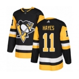 Adidas Pittsburgh Penguins #11 Jimmy Hayes Authentic Black Home NHL Jersey