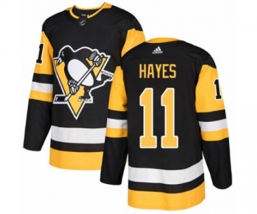 Adidas Pittsburgh Penguins #11 Jimmy Hayes Authentic Black Home NHL Jersey