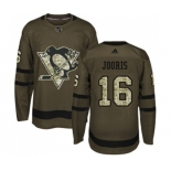 Adidas Pittsburgh Penguins #16 Josh Jooris Authentic Green Salute to Service NHL Jersey