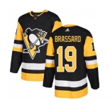 Adidas Pittsburgh Penguins #19 Derick Brassard Authentic Black Home NHL Jersey