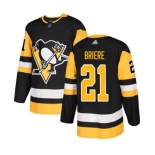 Adidas Pittsburgh Penguins #21 Michel Briere Premier Black Home NHL Jersey