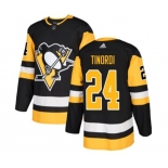 Adidas Pittsburgh Penguins #24 Jarred Tinordi Premier Black Home NHL Jersey