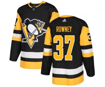 Adidas Pittsburgh Penguins #37 Carter Rowney Premier Black Home NHL Jersey