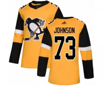 Adidas Pittsburgh Penguins #73 Jack Johnson Authentic Gold Alternate NHL Jersey