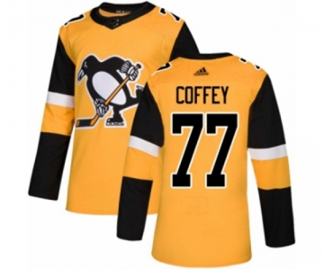 Adidas Pittsburgh Penguins #77 Paul Coffey Authentic Gold Alternate NHL Jersey