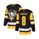 Adidas Pittsburgh Penguins #8 Brian Dumoulin Premier Black Home NHL Jersey