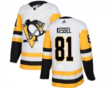 Adidas Pittsburgh Penguins #81 Phil Kessel Authentic White Away NHL Jersey