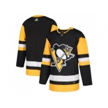 Men Adidas Pittsburgh Penguins Blank Black Home Authentic Stitched NHL Jersey