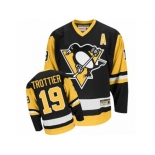 Men's CCM Pittsburgh Penguins #19 Bryan Trottier Premier Black Throwback NHL Jersey