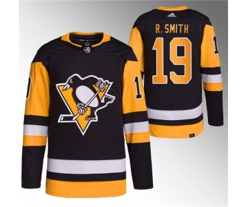 Men's Pittsburgh Penguins #19 Reilly Smith Black Stitched Jersey1