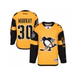 Men's Pittsburgh Penguins #30 Matt Murray Black 2017 Stadium Series Stitched NHL Jersey