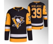 Men's Pittsburgh Penguins #39 Alex Nedeljkovic Black Stitched Jersey