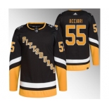 Men's Pittsburgh Penguins #55 Noel Acciari Black 2021-22 Alternate Primegreen Stitched Jersey