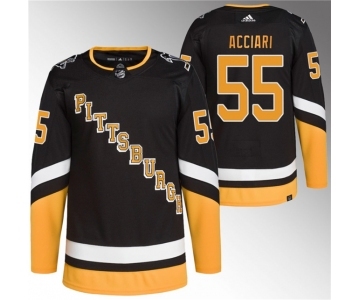 Men's Pittsburgh Penguins #55 Noel Acciari Black 2021-22 Alternate Primegreen Stitched Jersey