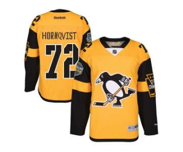 Men's Pittsburgh Penguins #72 Patric Hornqvist Gold 2017 Stadium Series Stitched NHL Jersey