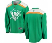 Men's Pittsburgh Penguins Blank Green 2019 St. Patrick's Day Hockey Jersey