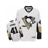 Men's Reebok Pittsburgh Penguins #41 Daniel Sprong Premier White Away NHL Jersey