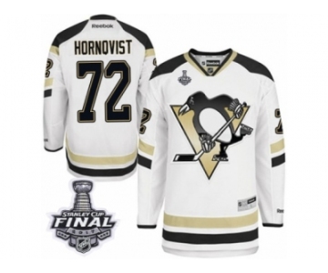 Men's Reebok Pittsburgh Penguins #72 Patric Hornqvist Authentic White 2014 Stadium Series 2017 Stanley Cup Final NHL Jersey