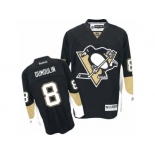 Men's Reebok Pittsburgh Penguins #8 Brian Dumoulin Authentic Black Home NHL Jersey