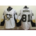 NHL Pittsburgh Penguins #81 Phil Kessel White Away Stitched jerseys