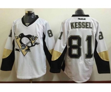 NHL Pittsburgh Penguins #81 Phil Kessel White Away Stitched jerseys