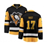 Pittsburgh Penguins #17 Bryan Rust Fanatics Branded Black Home Breakaway NHL Jersey