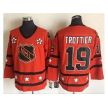 Pittsburgh Penguins #19 Bryan Trottier Orange All Star CCM Throwback Stitched NHL Jersey