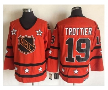 Pittsburgh Penguins #19 Bryan Trottier Orange All Star CCM Throwback Stitched NHL Jersey