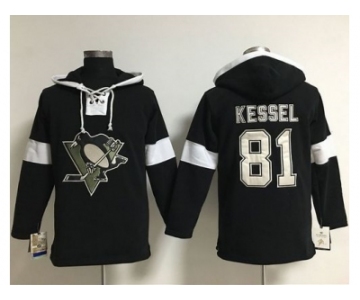 Pittsburgh Penguins #81 Phil Kessel Black Pullover NHL Hoodie