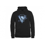 Pittsburgh Penguins Black Rinkside Pond Hockey Pullover Hoodie