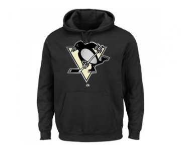 Pittsburgh Penguins Majestic Black Game Reflex Pullover Hoodie