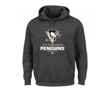 Pittsburgh Penguins Majestic Gray Big & Tall Critical Victory Pullover Hoodie