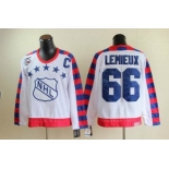 nhl Pittsburgh Penguins #66 Lemieux all star 75th Anniversary white CCM